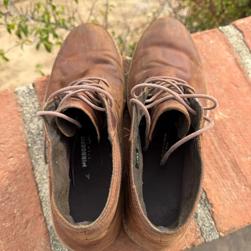 Timberland Larchmont II Brown Leather Chukka Boots Mens 9 A2C2V